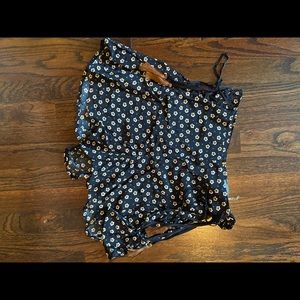 Floral flowy shorts